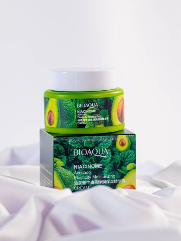 CREMA FACIAL DE NIACINAMIDA CON ESENCIA DE AGUACATE BIOAQUA