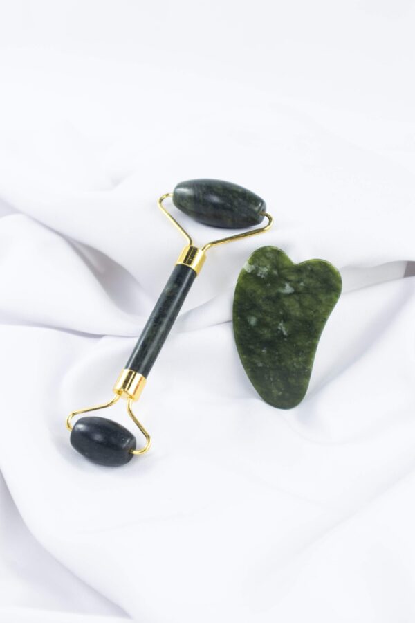 DUO PIEDRA GUA SHA + RODILLO HADE